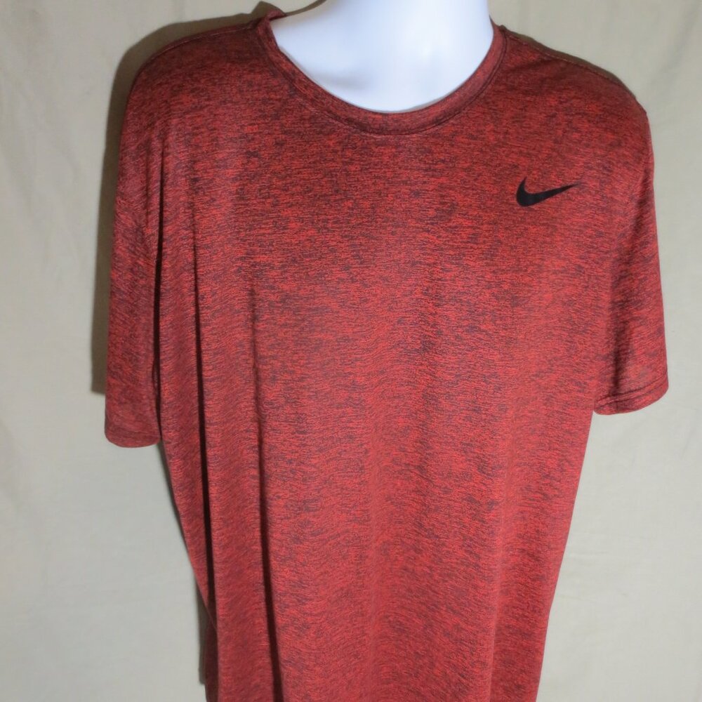Nike Men's Legend Crossdye S/S Tee Shirt CZ9736 Red/Blk -Size: Medium - NWT